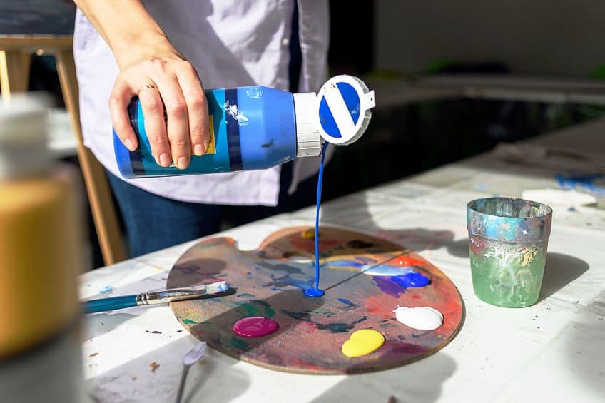 DIY Acrylic Paint Method