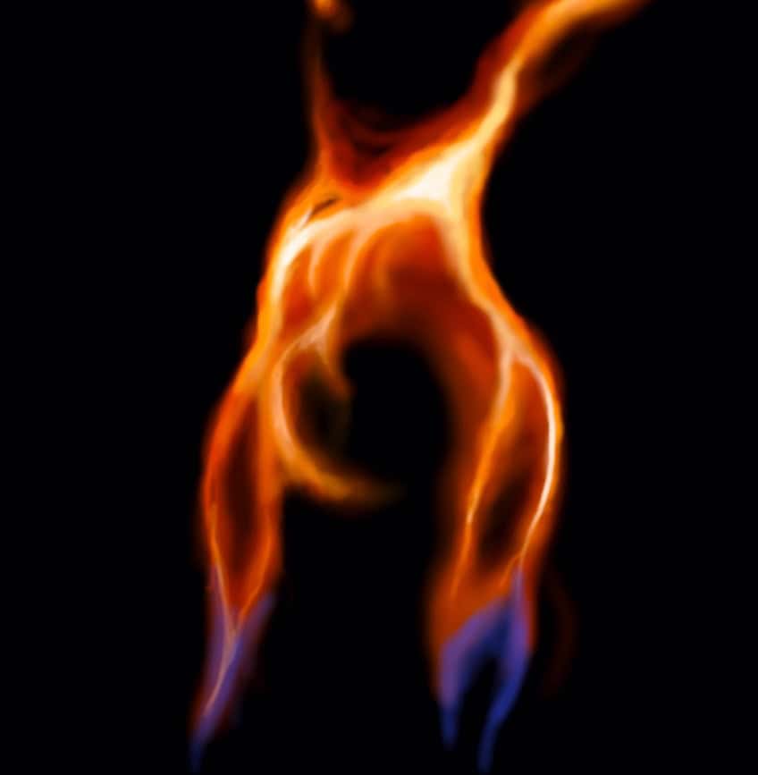 fire drawing