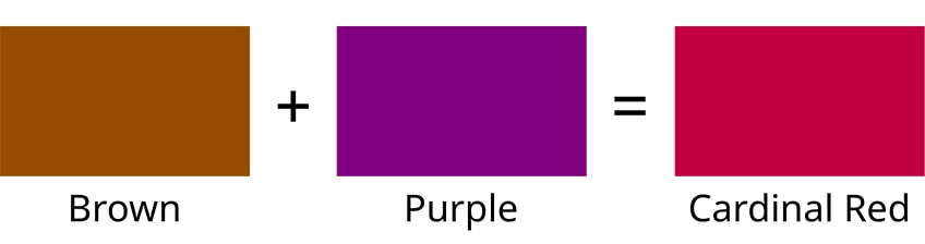 brown purple