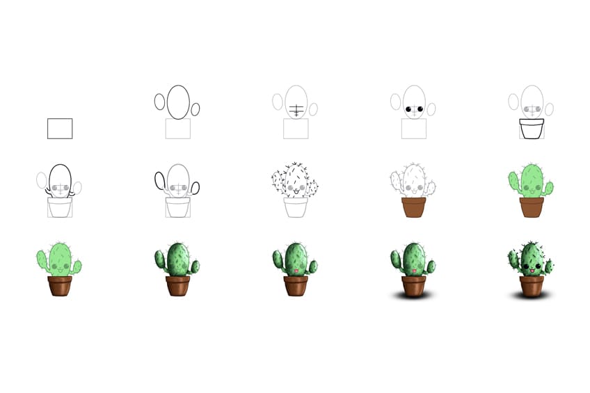 Cactus Collage