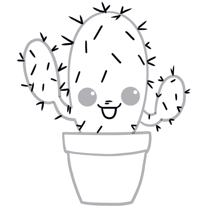 cactus drawing 08