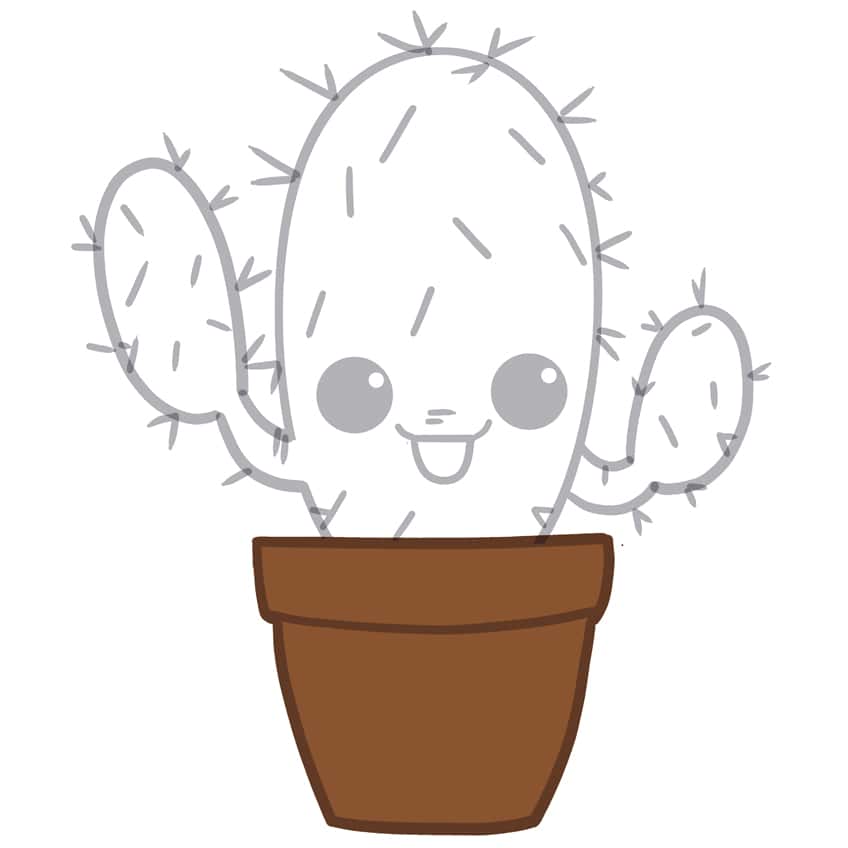 cactus drawing 09