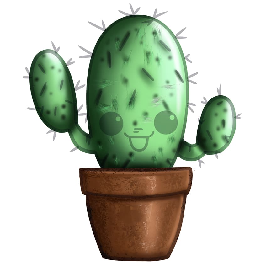 cactus drawing 12