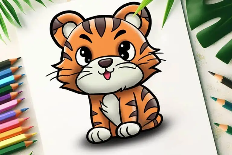 tiger drawing