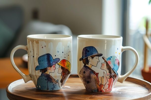 How to Paint Mugs - DIY Mug Makeover