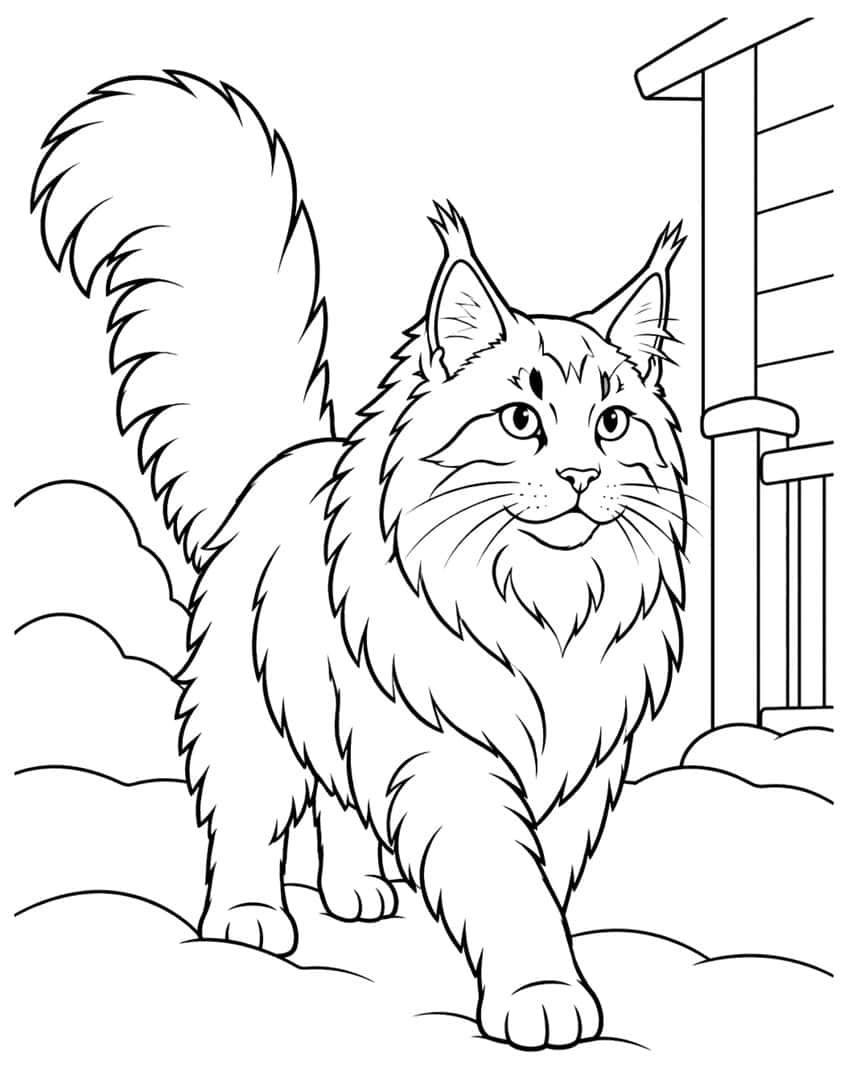 Katze Ausmalbilder - 32 gratis Motive für Kinder
