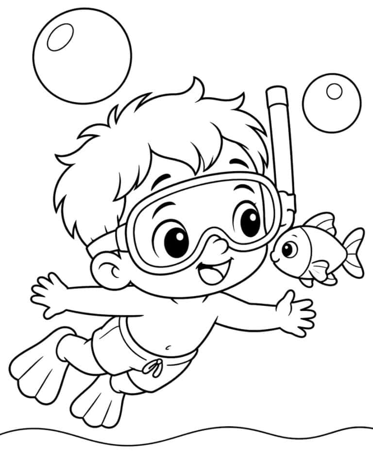 40 Free Summer Coloring Pages - Print and Color
